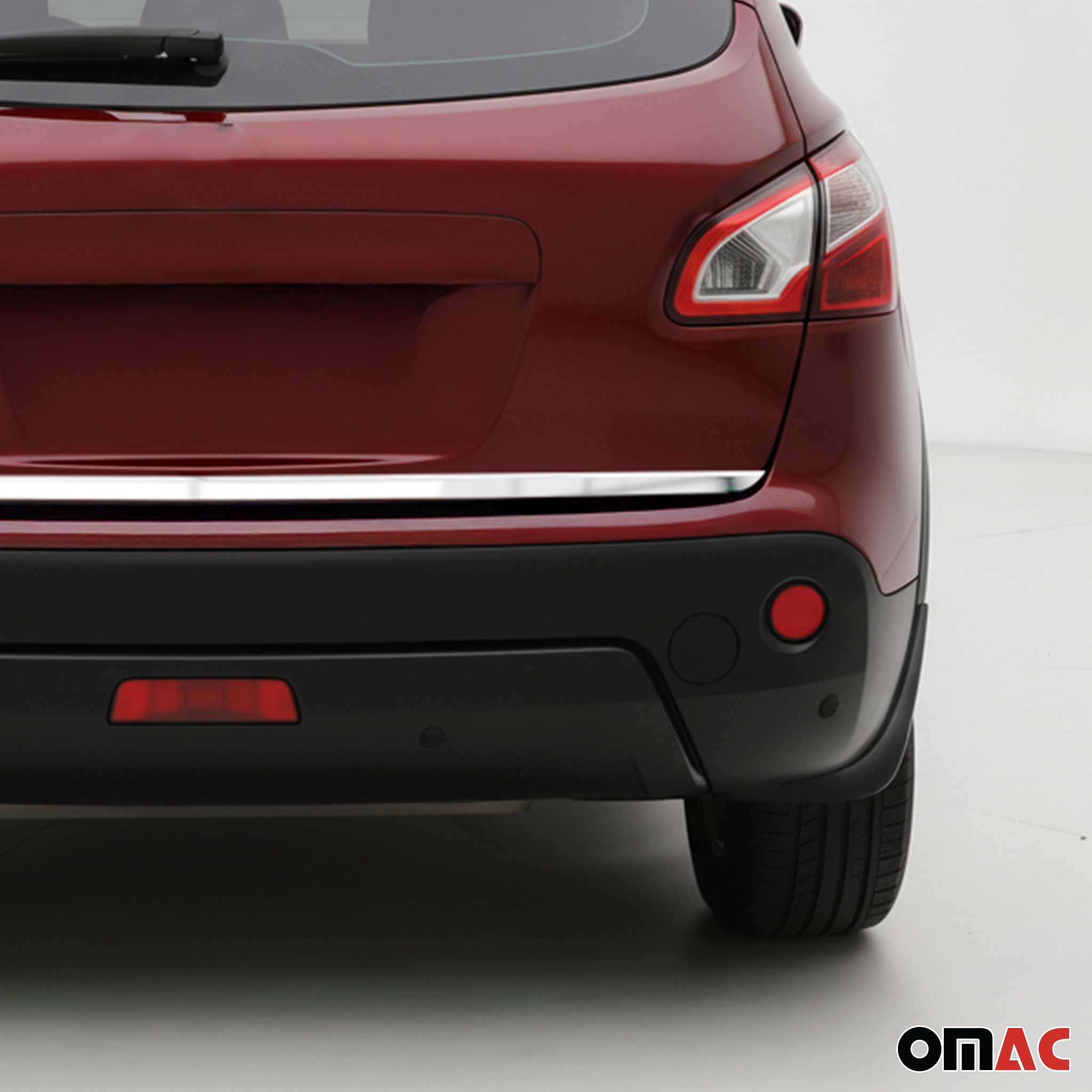 Kofferraumleiste Heckleiste für Nissan Qashqai J11 2014-2021 Chrom Gebürstet