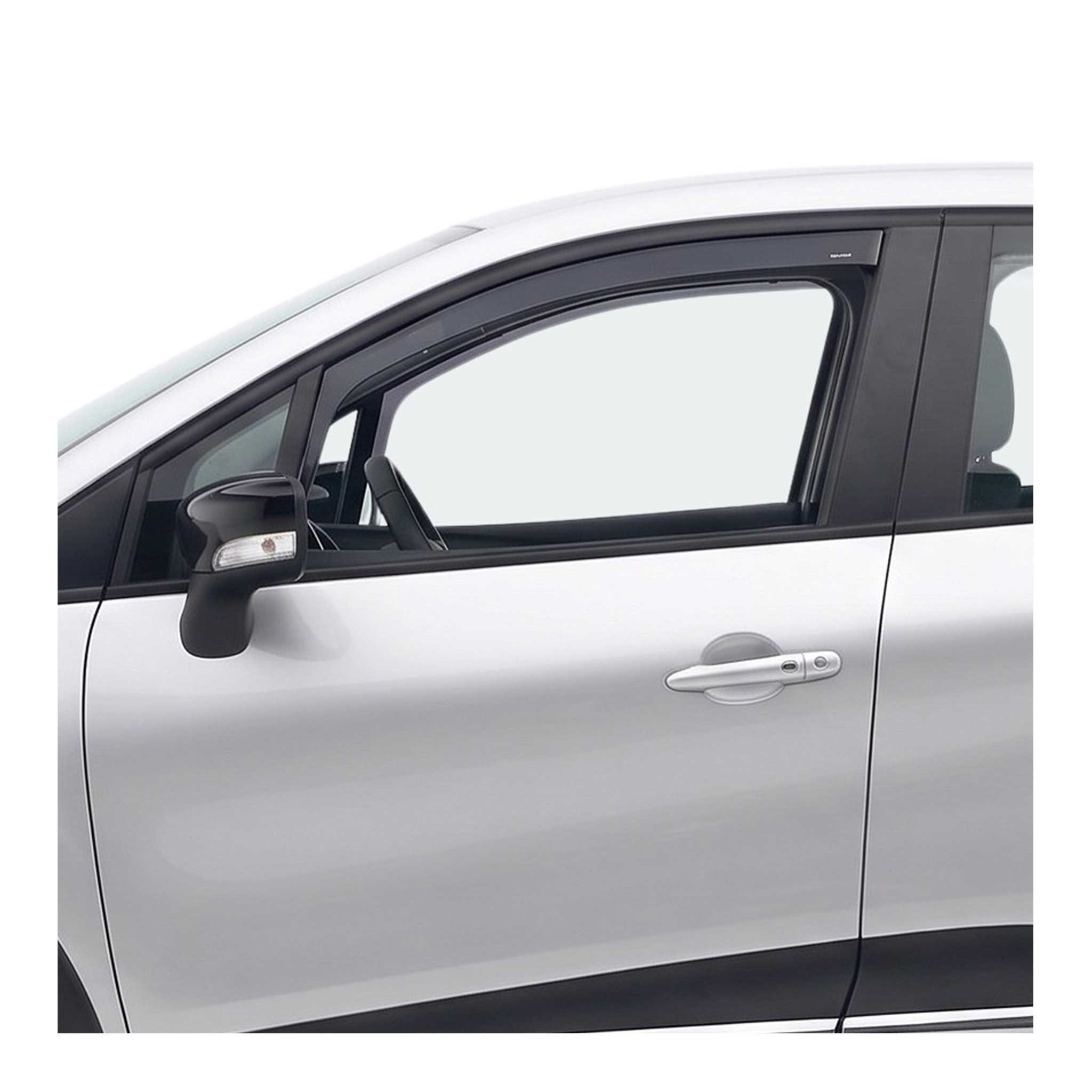 Windabweiser Regenabweiser für Renault Captur 2013-2019 5 Türen Dunkel Acryl 2x