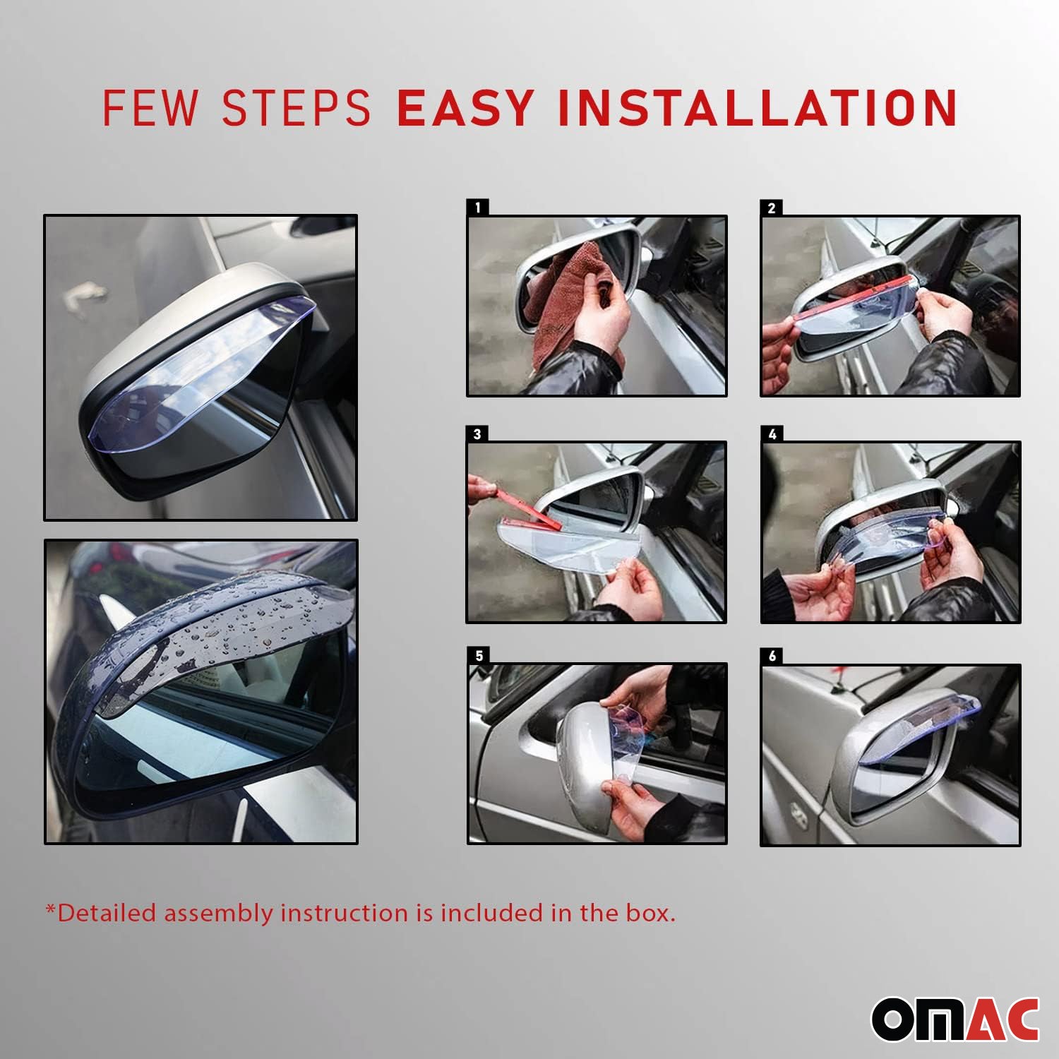 Regenschutz Seitenspiegel Autospiegel Schnee Schutz Außenspiegel Auto 2 tlg