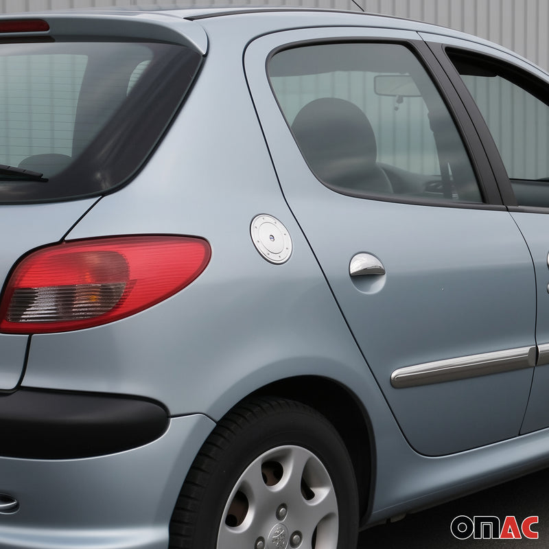Tankdeckel Blenden Tankverschluss für Peugeot 206 206+ 1998-2012 Edelstahl Chrom