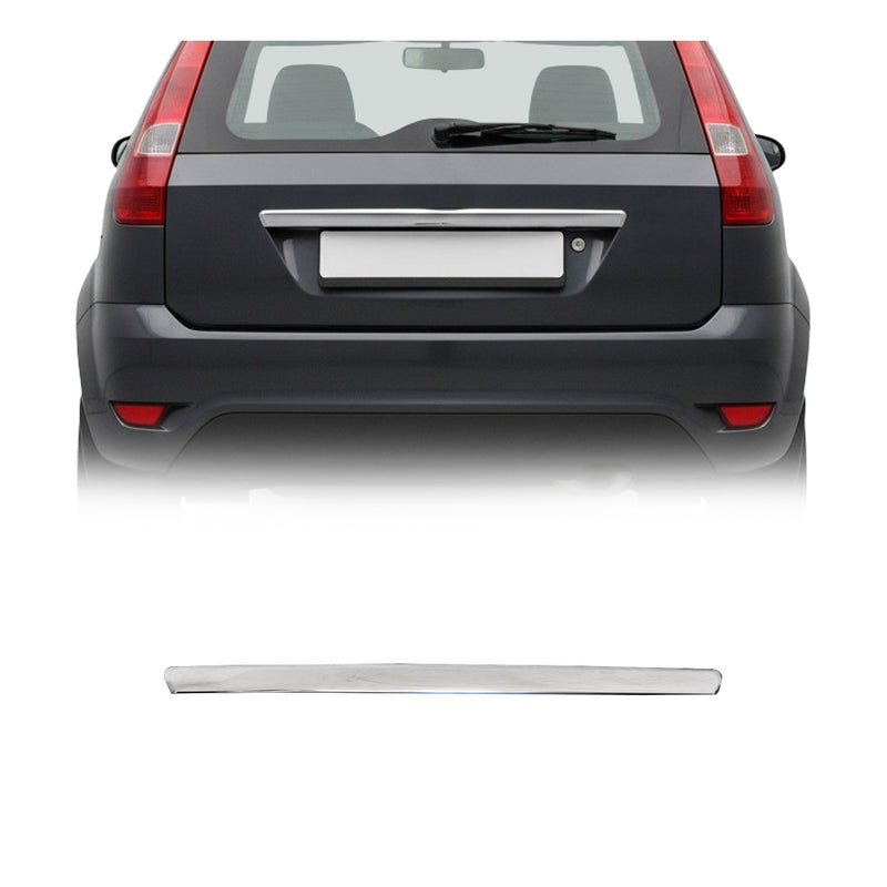 Kofferraumleiste Heckklappe Leiste für Ford Fiesta 2001-2008 Edelstahl Chrom