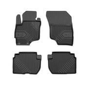 Fußmatten Gummimatten für Mitsubishi Outlander III 2012-2022 PHEV Schwarz 4 tlg