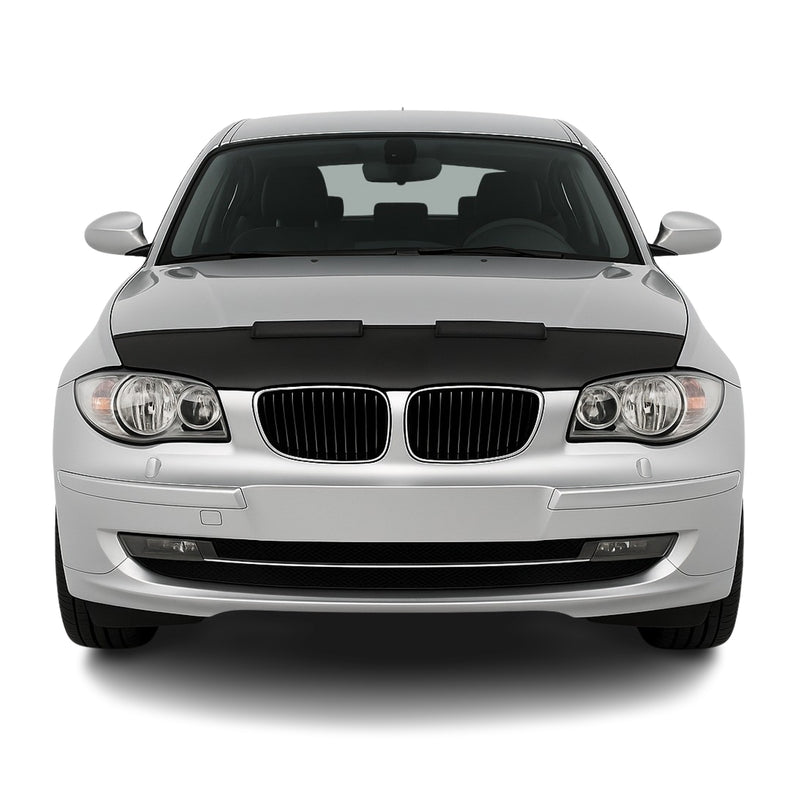 Haubenbra Steinschlagschutz Bonnet Bra für BMW 1er E87 2004-2011 Schwarz Halb