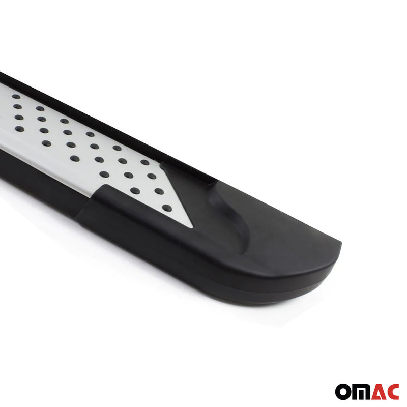 Alu Seitenbretter Trittbretter Schweller für Fiat Scudo 2007-2016 Kurzer Schwarz