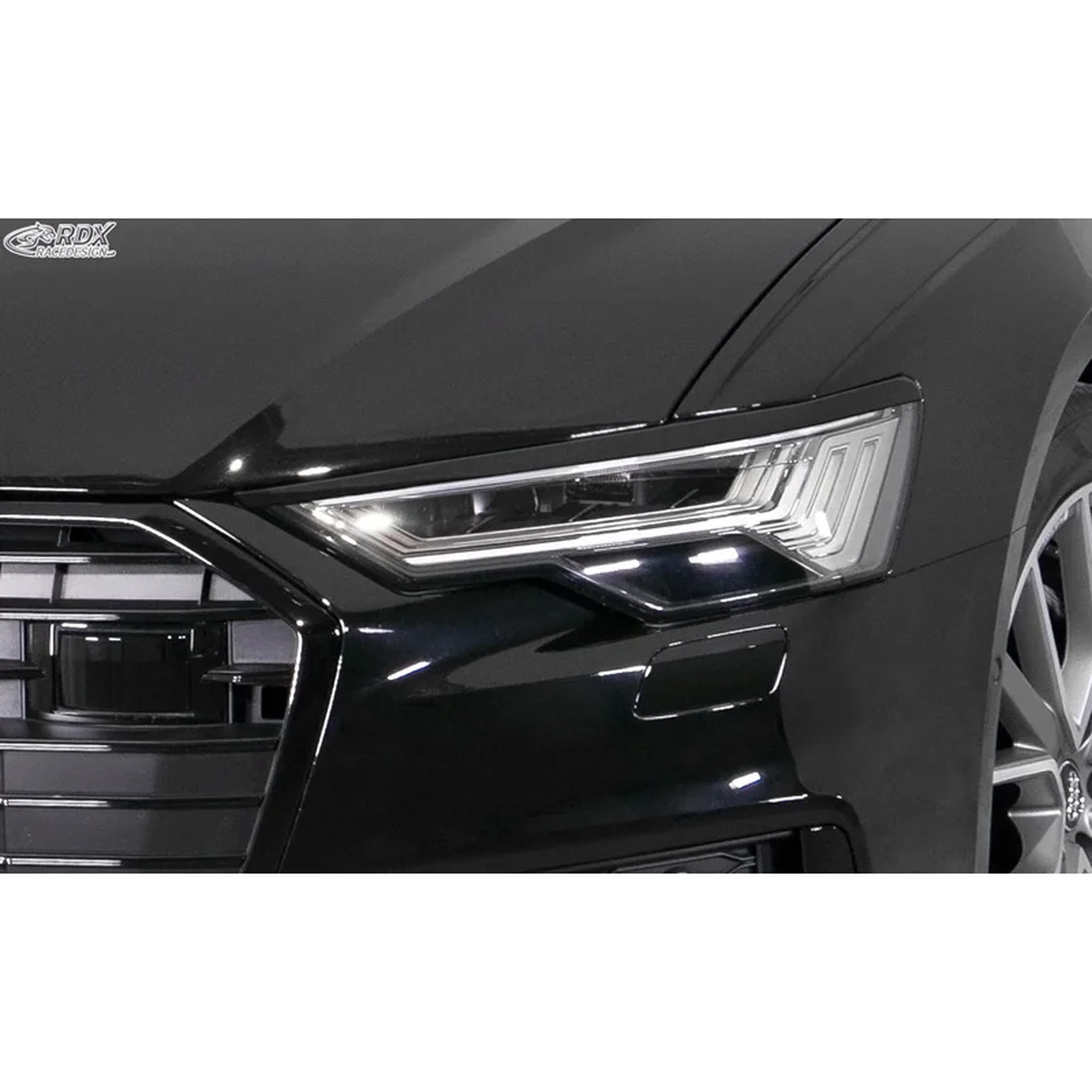 RDX Scheinwerferblenden für Audi A6 C8 Limousine/Avant 2018- ABS TÜV