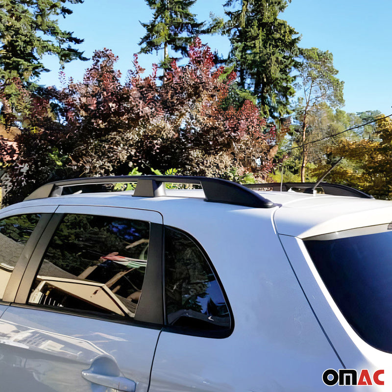 Dachreling Dachgepäckträger für Opel Combo D Fiat Doblo 2010-2021 Kurzer Schwarz