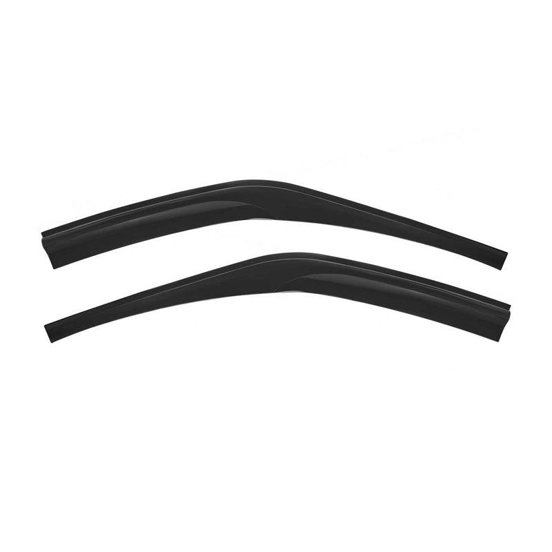 2x Windabweiser Regenabweiser für Ford Transit 2014-2017 Acryl Dunkel