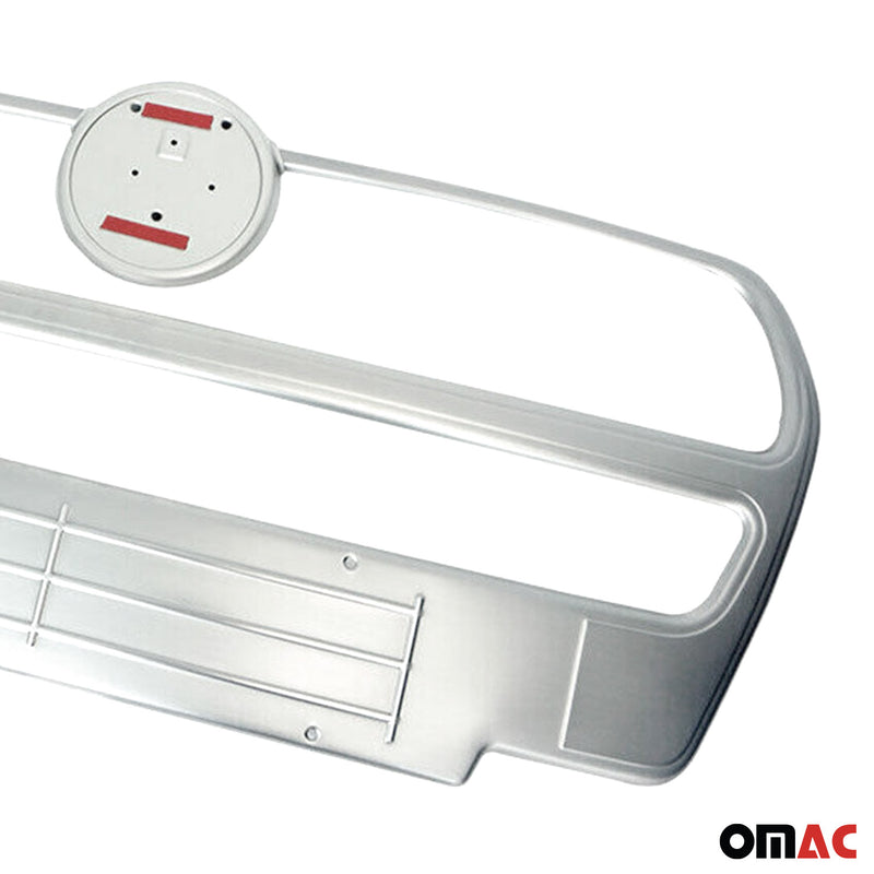 Kühlergrill Leisten Grillleisten für Fiat Doblo 2010-2014 Edelstahl Silber 2x