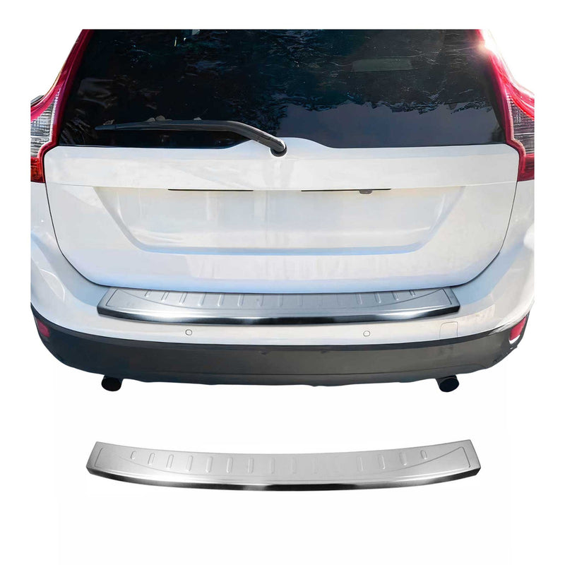 Ladekantenschutz Stoßstangenschutz für Volvo XC60 2008-2017 Edelstahl Gebürstet