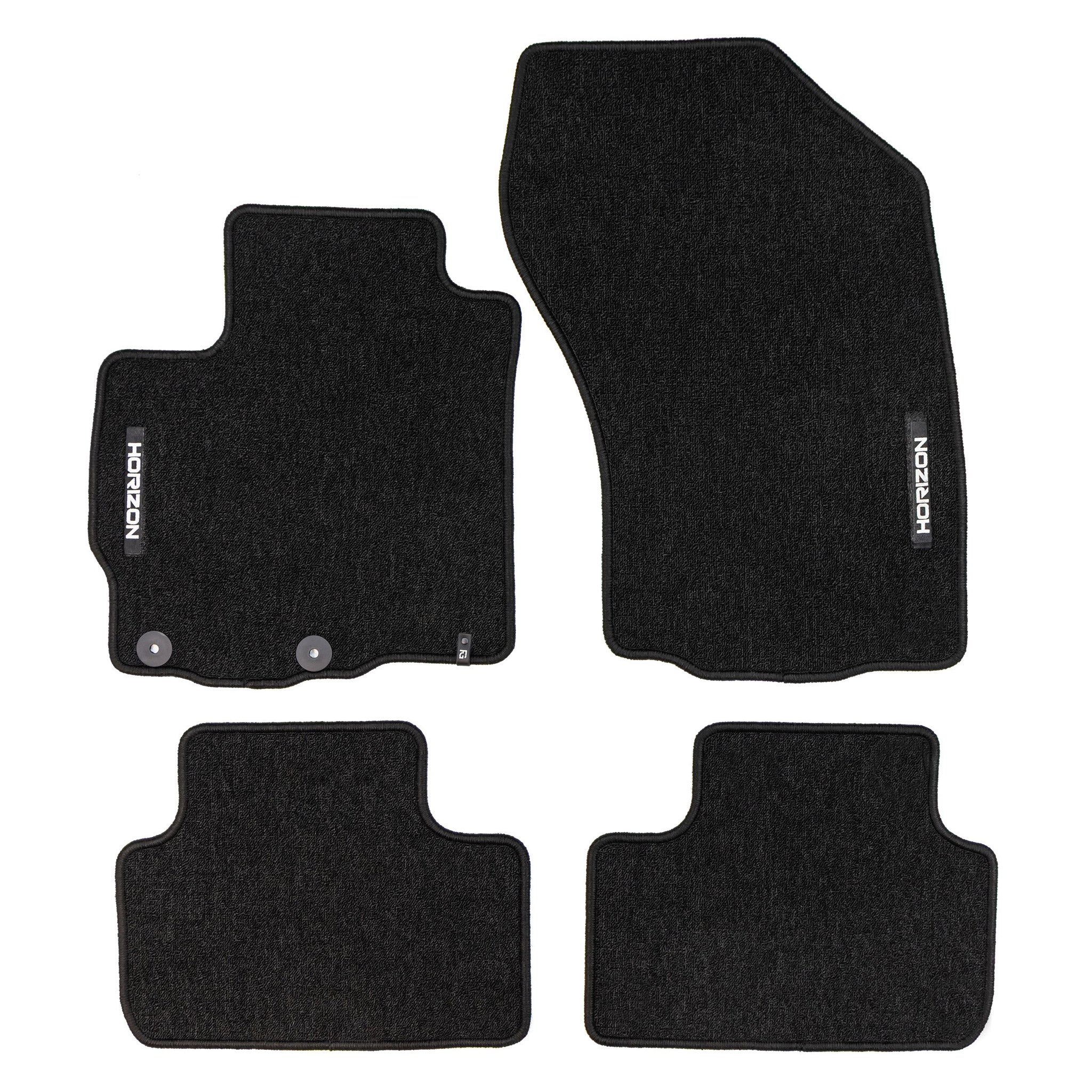 Velours Fußmatten für Peugeot 4008 2012-2017 Autoteppich Automatten Schwarz 4tlg