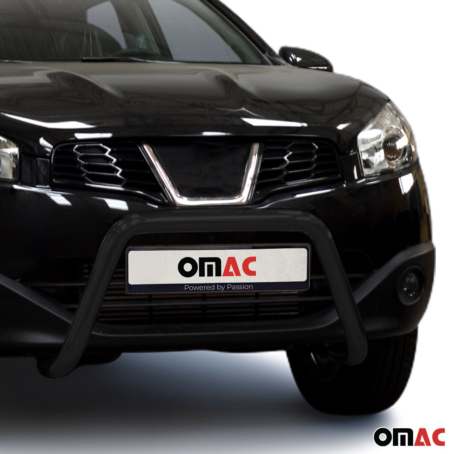Frontbügel Frontschutzbügel für Nissan Qashqai 2010-2013 mit ABE Stahl Schwarz