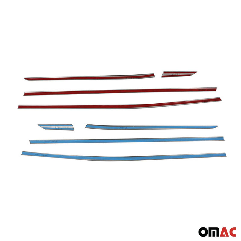 Window strips decorative strips for Peugeot 3008 2016-2025 stainless steel chrome 8 pieces