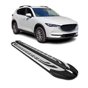 Trittbretter Seitenschweller Seitenbretter für Mazda CX-5 2017-2025 Alu Schwarz