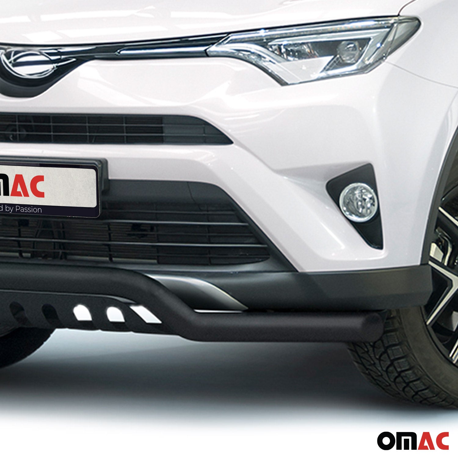 Frontschutzbügel Frontbügel für Toyota RAV4 2015-2018 mit ABE Stahl Schwarz