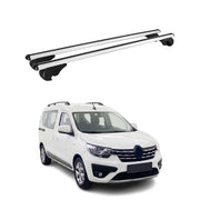 Dachträger Grundträger für Renault Express 2021-2024 TÜV Aluminium Silber 2tlg