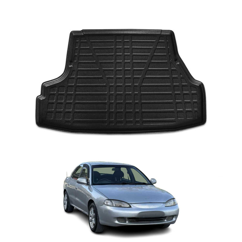 Kofferraumwanne Laderaumwanne für Hyundai Elantra 2004-2007 Gummi TPE Schwarz