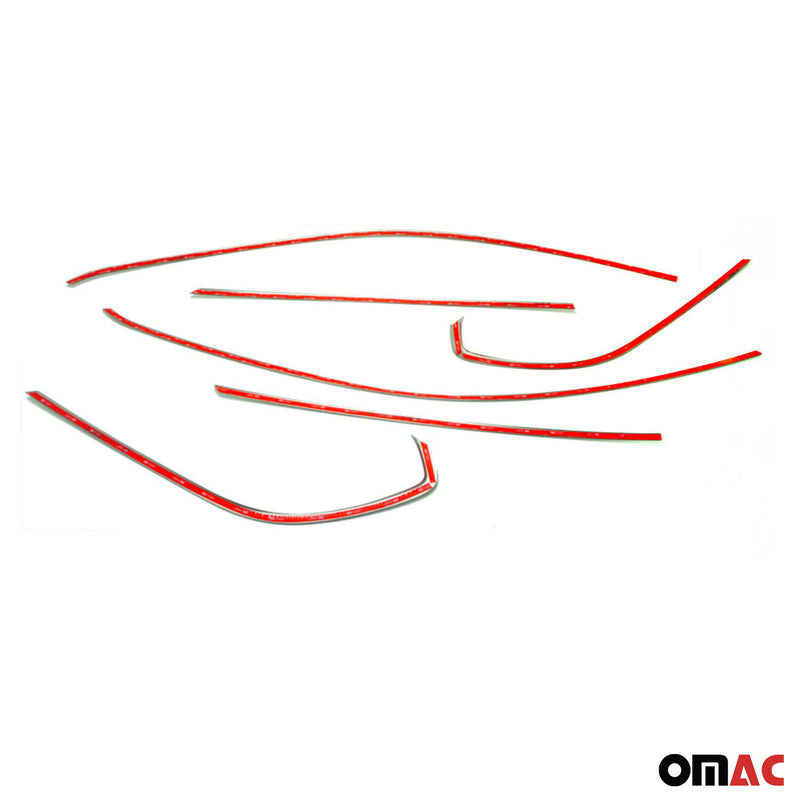 Fensterleisten Zierleisten für Fiat Tipo 2015-2025 Kombi Edelstahl Chrom 6tlg