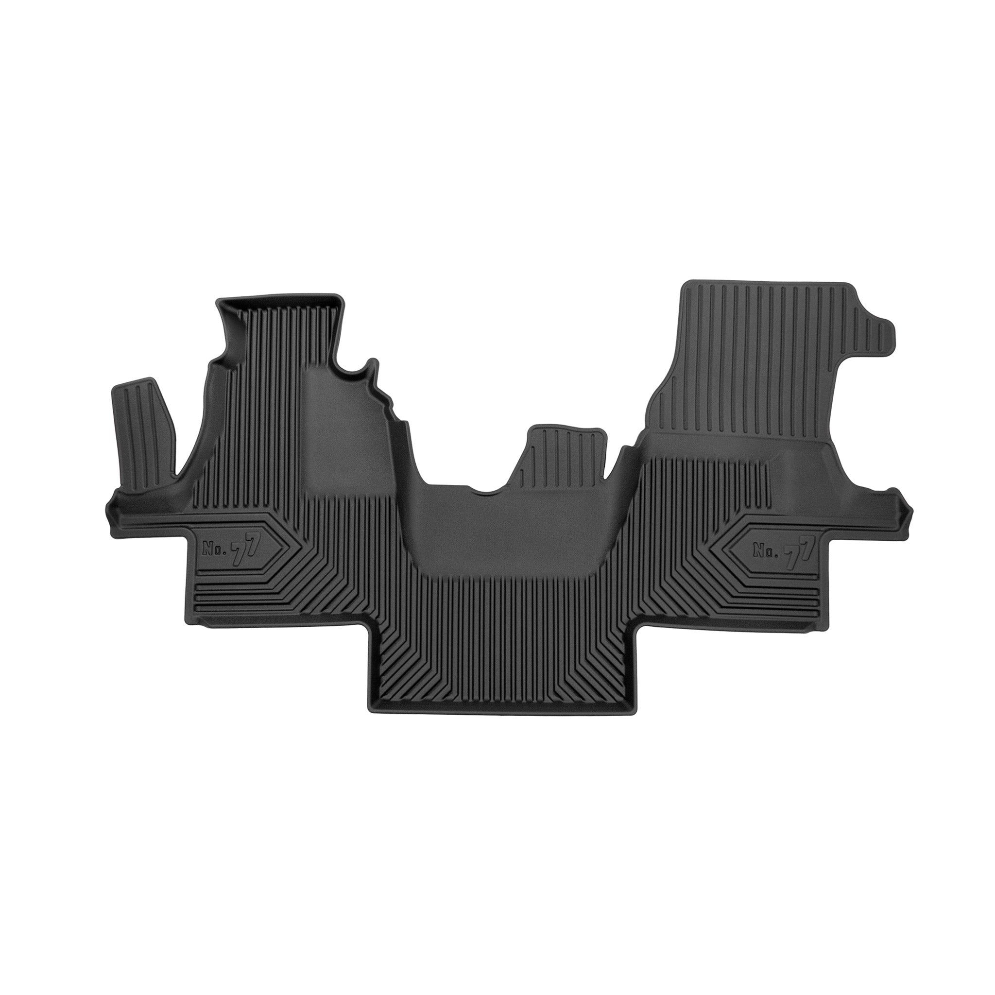 Fußmatten Gummimatten für Mercedes-Benz Sprinter W903 1995-2006 Schwarz 1 tlg