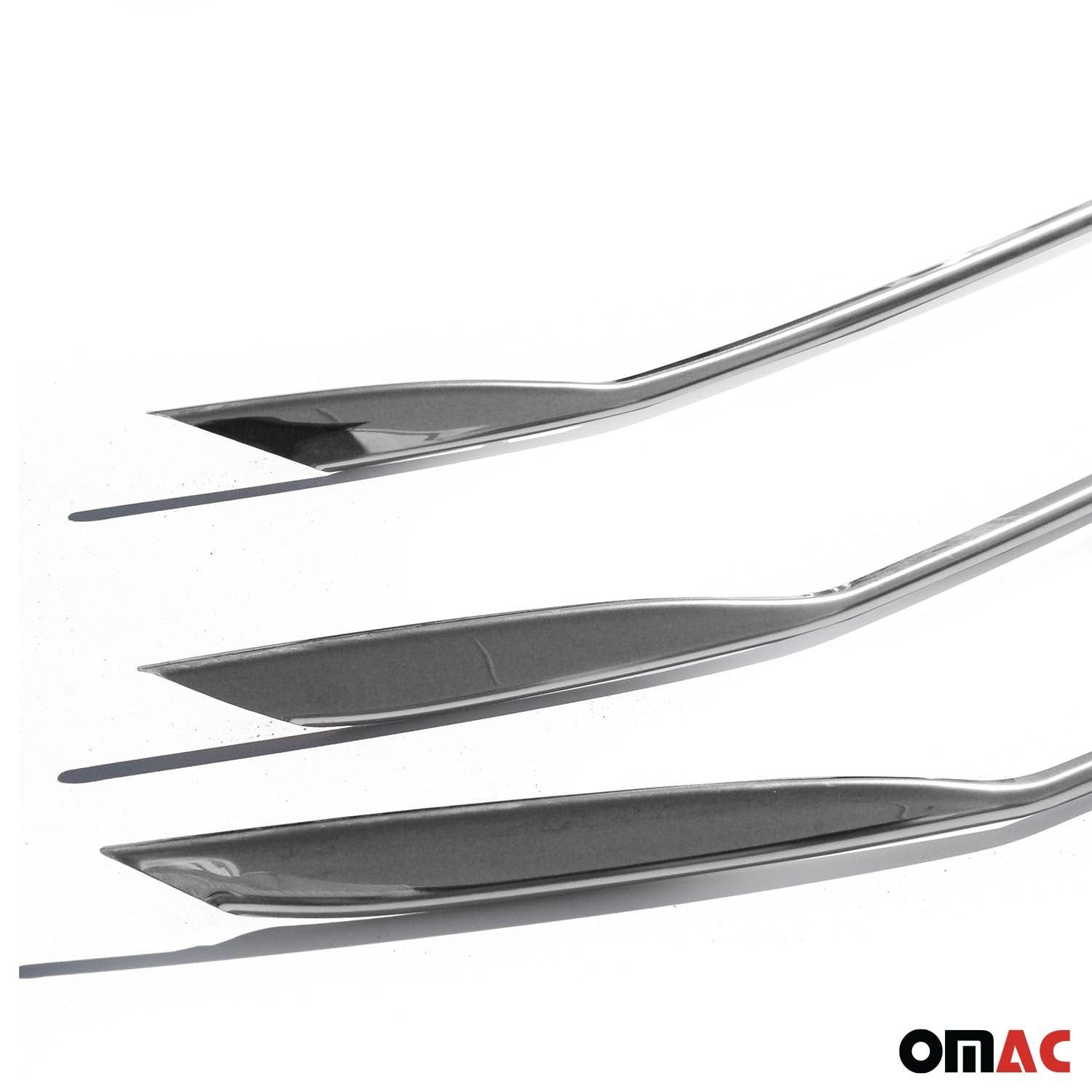 Kühlergrill Leisten Grillleisten für Hyundai Elantra 2011-15 Edelstahl Chrom 3x