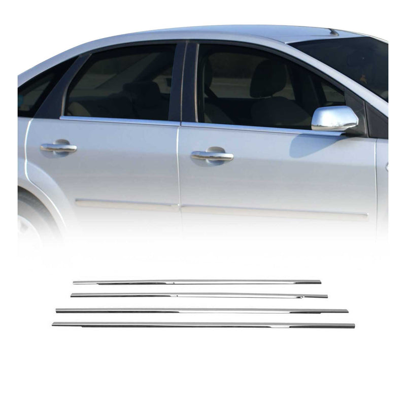 Fensterleisten Zierleisten für Ford Focus 1998-2005 Edelstahl Chrom 4tlg