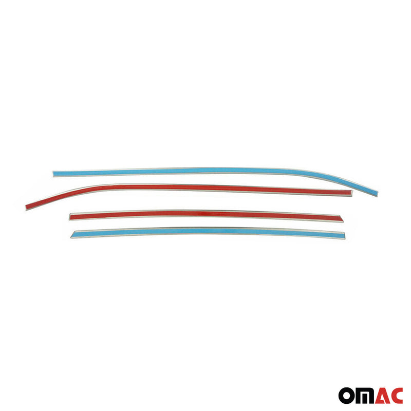 Fensterleisten Zierleisten für Toyota Hilux 2015-2025 Edelstahl Chrom 4tlg