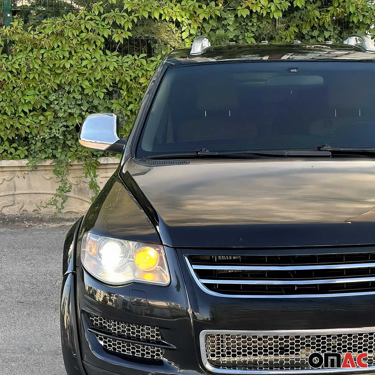 Spiegelkappen Spiegelabdeckung für VW Touareg 2007-2010 Edelstahl Chrom 2tlg