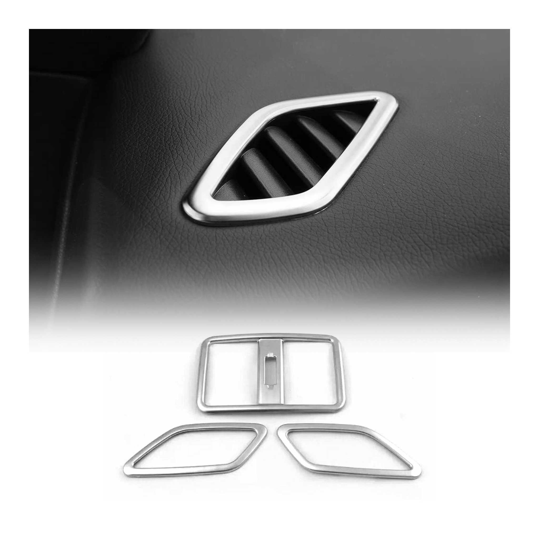 Lüftungs Rahmen Lüftungsrahmen für Mercedes GLA Klasse X156 2015-2021 Chrom 3x