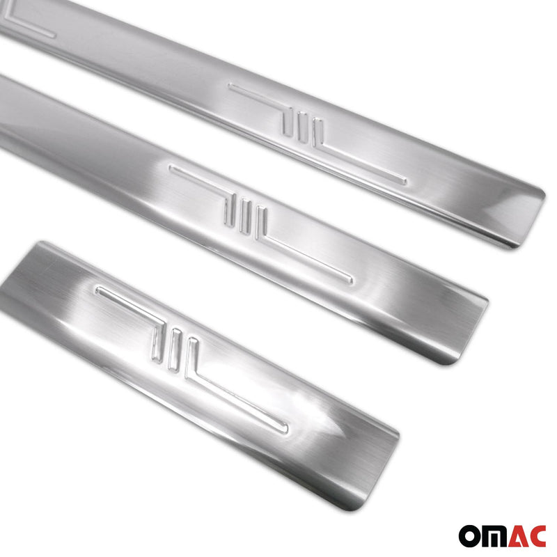Door sill trims for Mitsubishi Outlander 2006-2012 stainless steel 4x