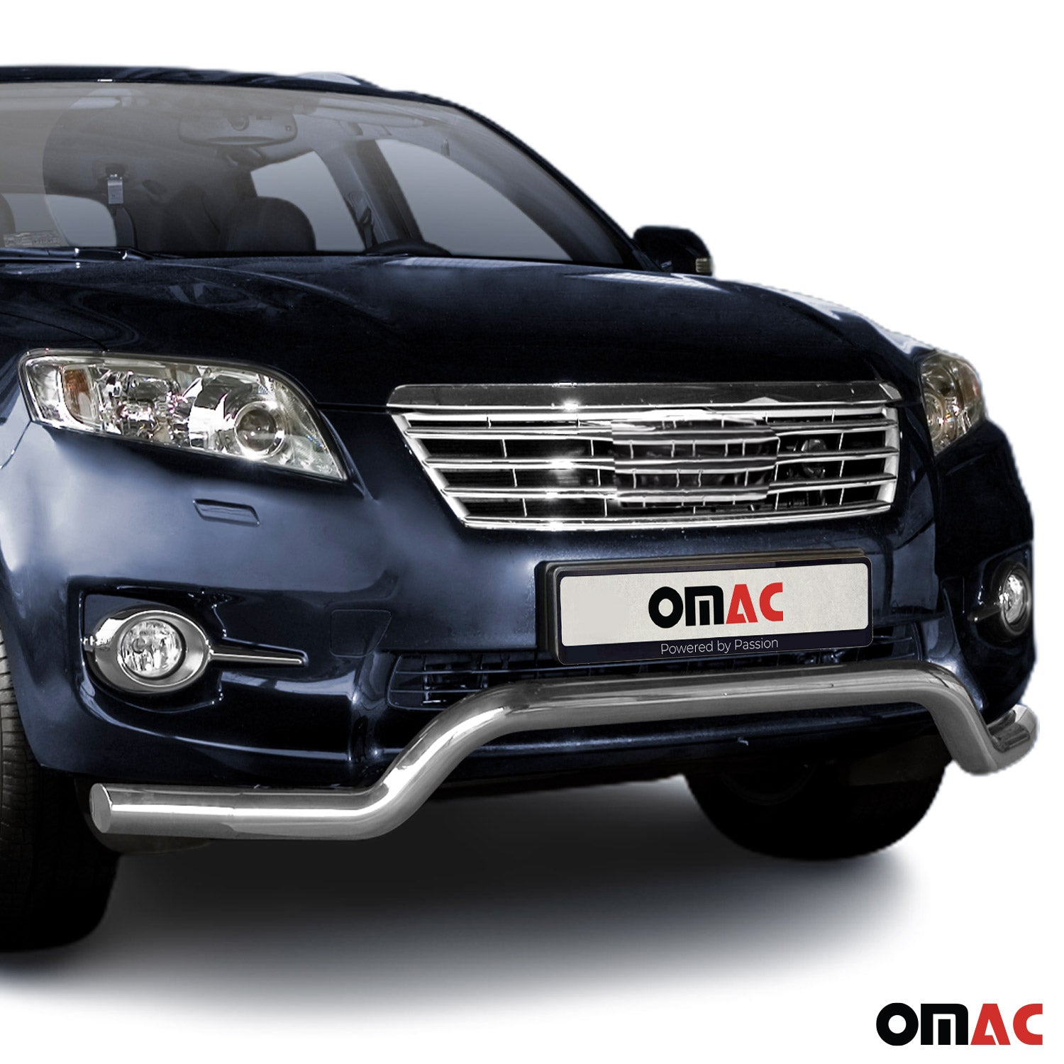 Frontbügel Frontschutzbügel Schutz für Toyota RAV4 2010-2013 Stahl ABE Silber