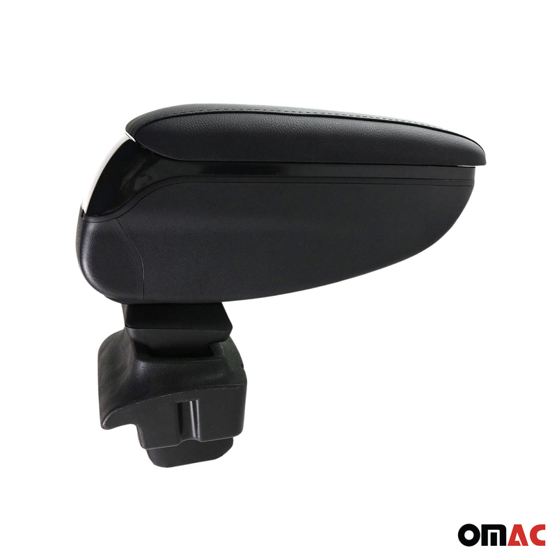 Armlehne Mittelarmlehne für Ford Focus Stufenheck 2011-2014 PU-Leder ABS Schwarz