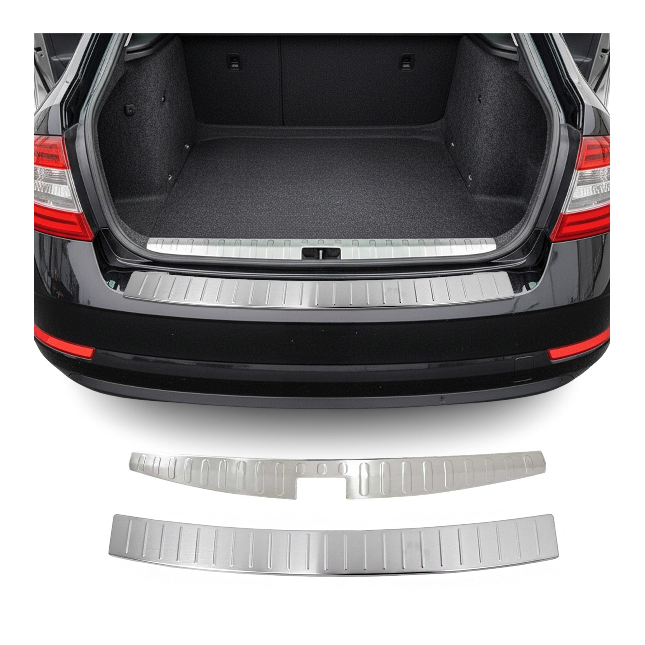 Ladekantenschutz & Stoßstange Satz für Skoda Octavia Kombi 2013-2019 Edelstahl