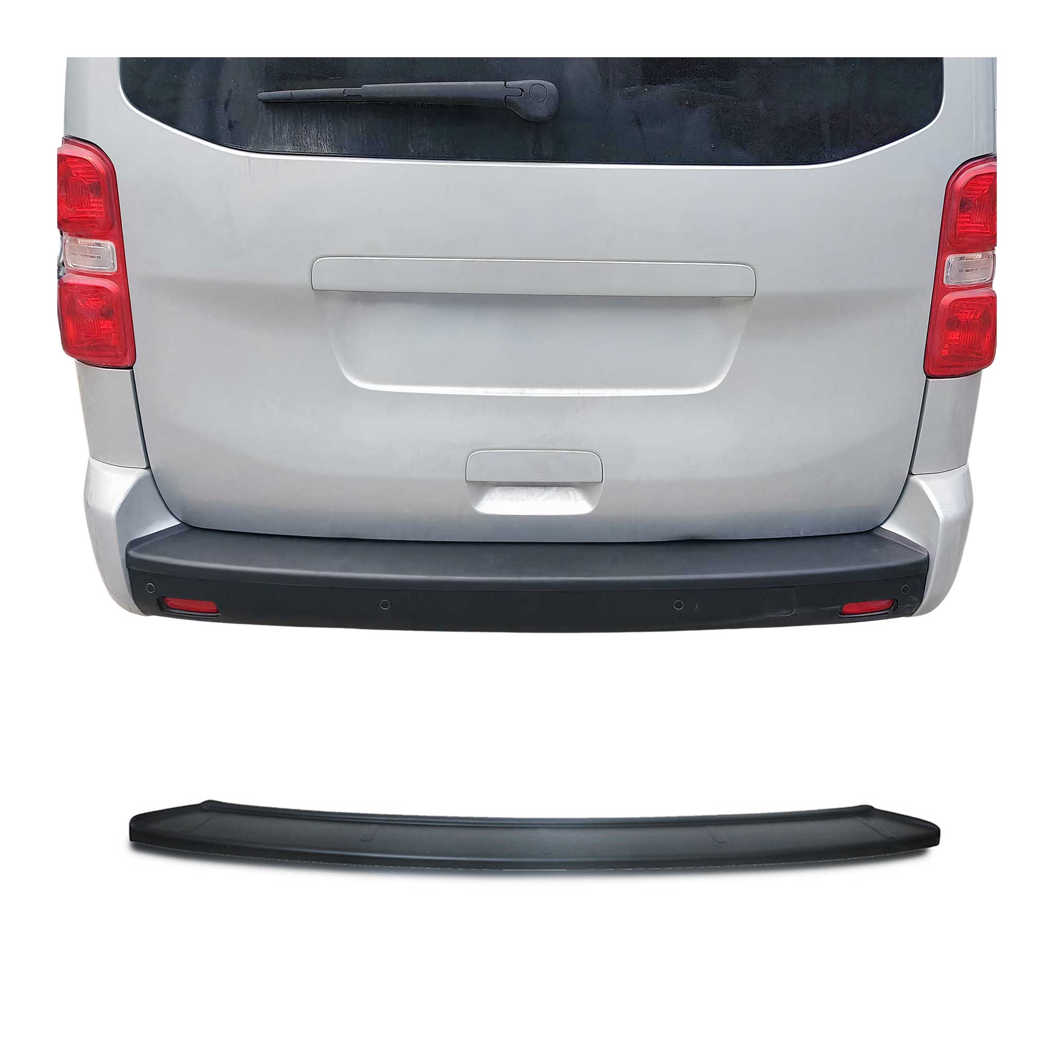 Ladekantenschutz Stoßstange für Citroen Jumpy 2016-2026 L3 Acryl matt schwarz
