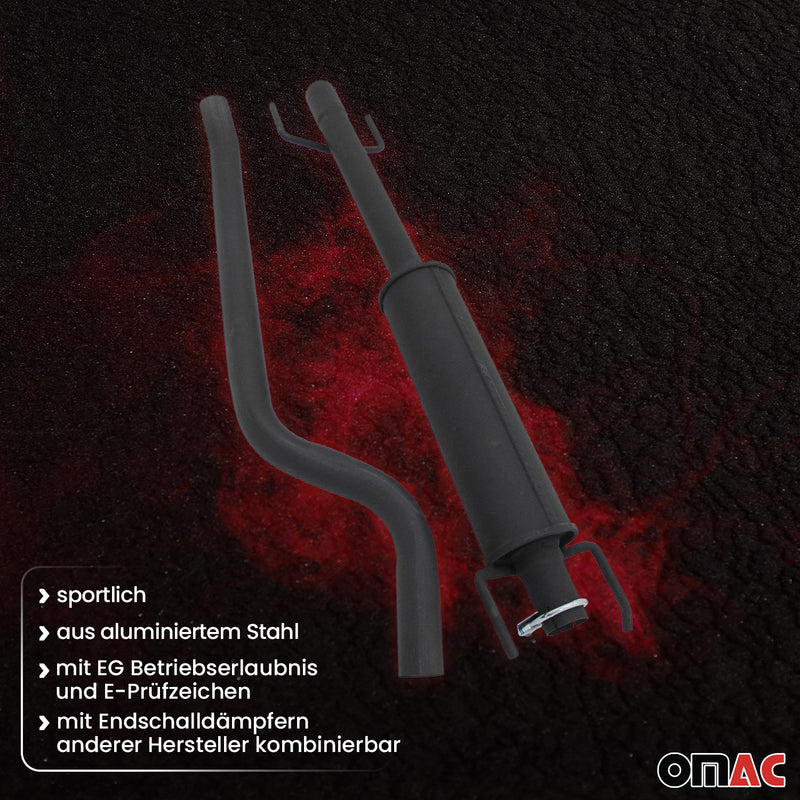 NOVUS Sport Vorschalldämpfer für Opel Astra H 1.4/1.6/1.8 EG Betriebserlaubnis