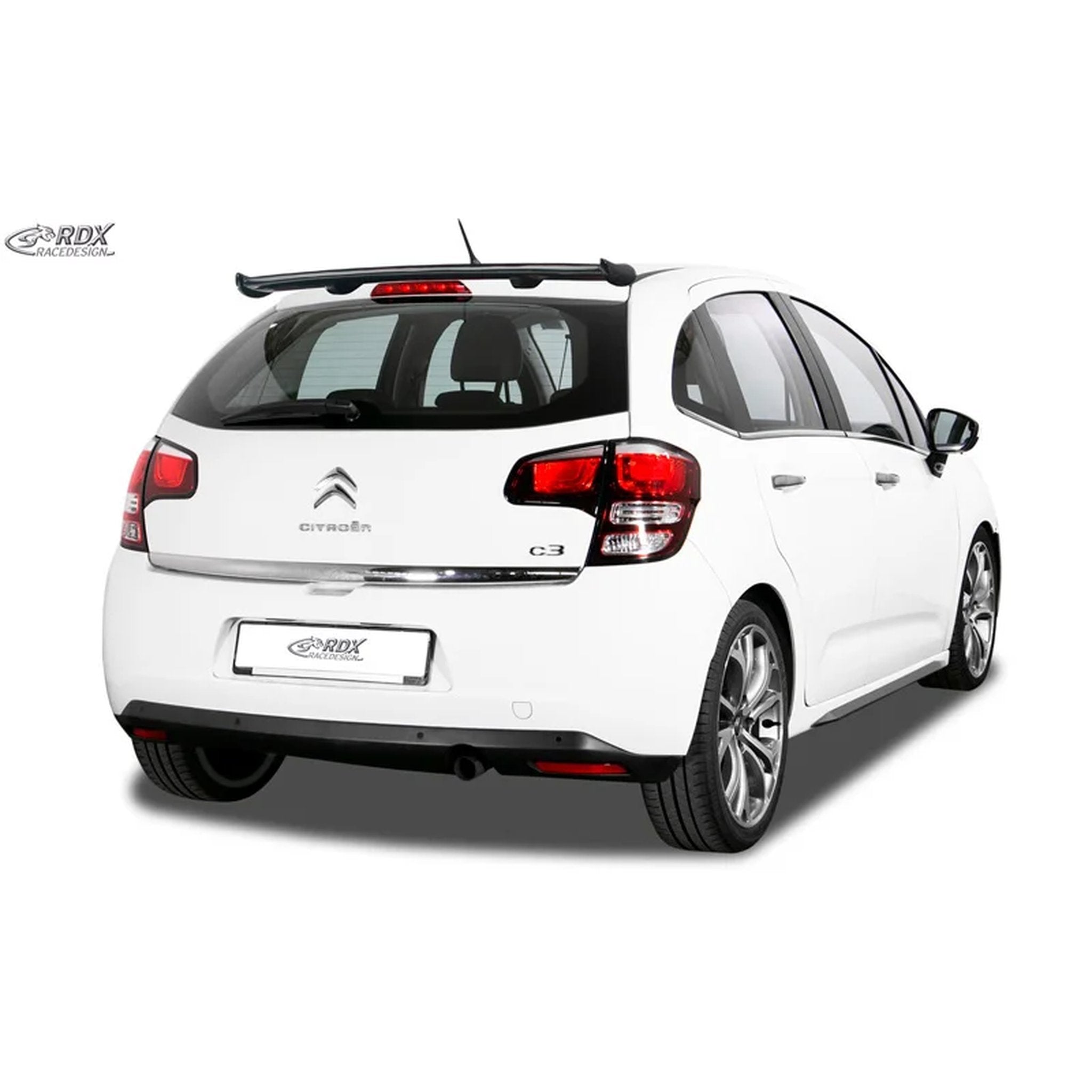 RDX Seitenschweller 'Slim' für Citroën C3 2009-2016 ABS Schwarz 2er-Set TÜV
