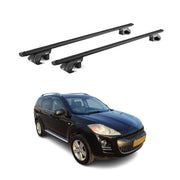 Dachträger Grundtäger für Peugeot 4007 2007-2012 5 tür 90kg Alu Schwarz 2x ABE