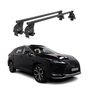 Menabo Dachträger Grundtäger für Lexus RX AL20 2015-2019 50kg Stahl Schwarz 2x
