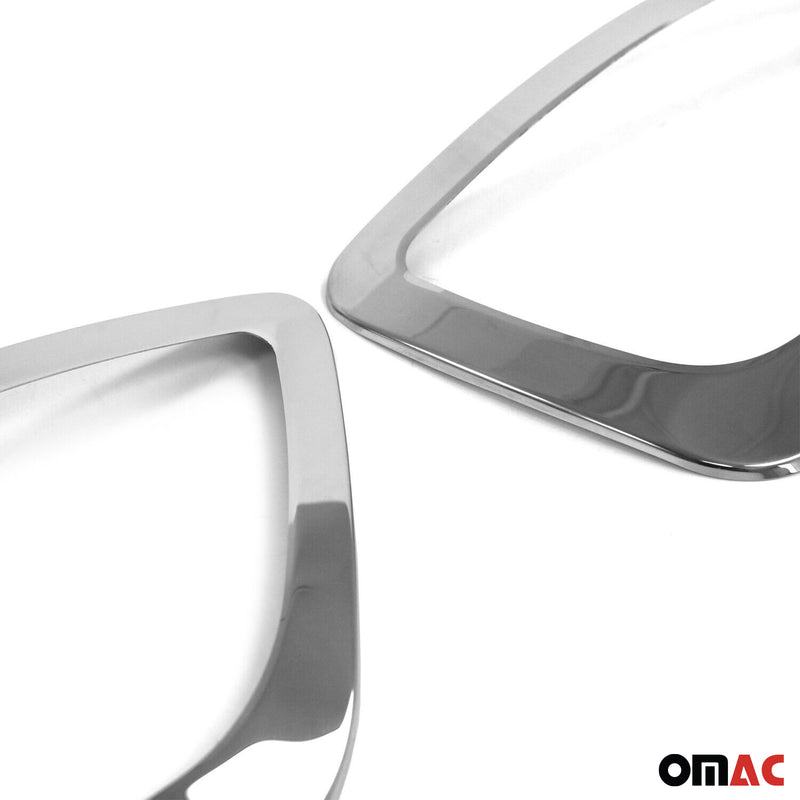 Scheinwerfer Leisten Scheinwerferblende für VW Caddy 2003-2010 Edelstahl 2tlg