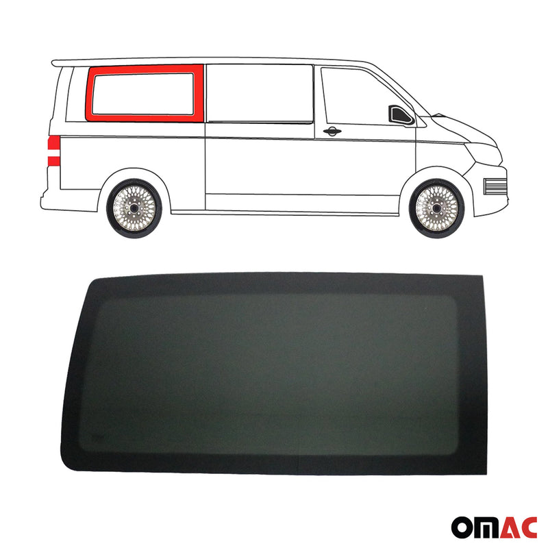 Seitenfenster Seitenscheibe für VW T5 2003-2015 Rechts L2 Auto Schwarz