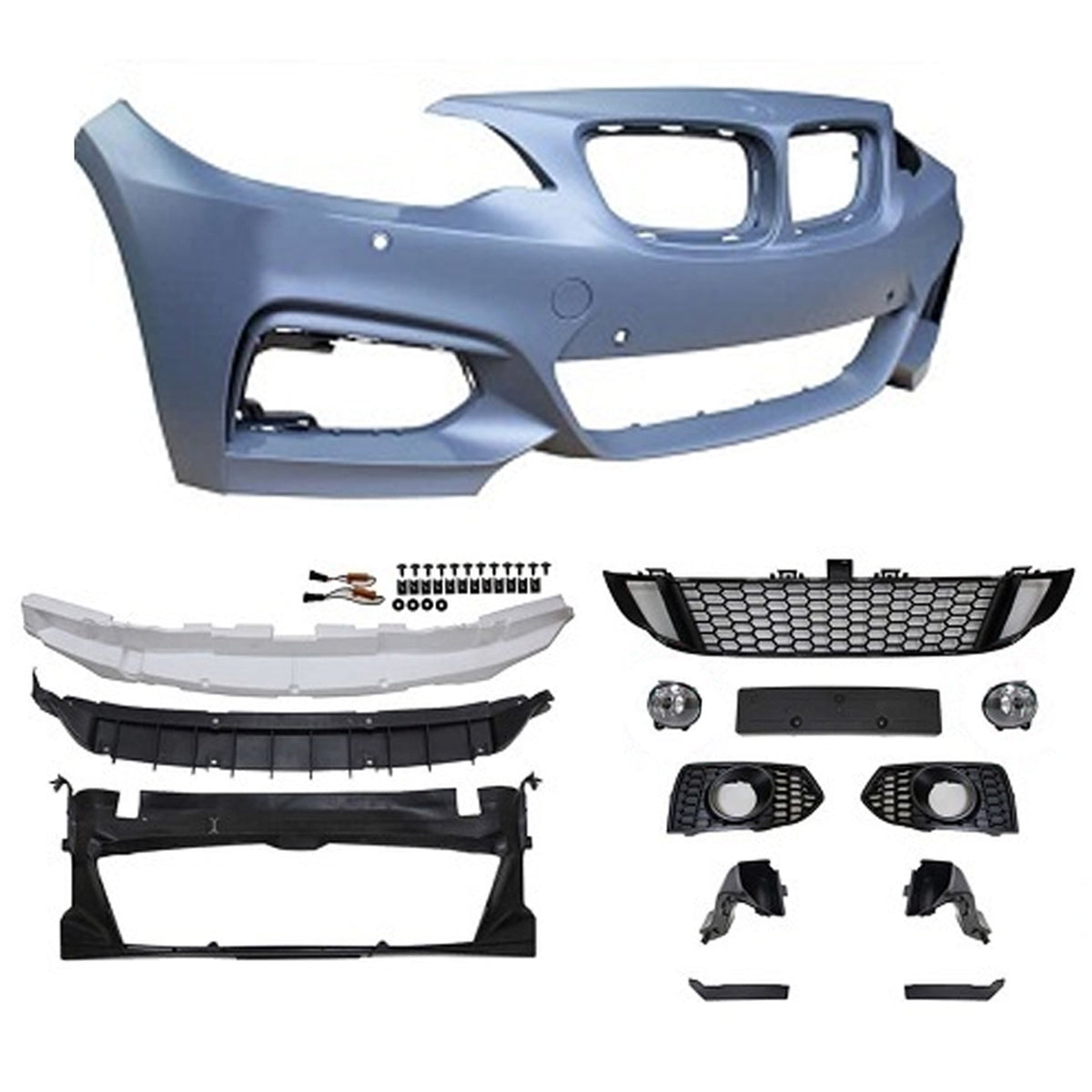 JOM Frontstoßstange für BMW 2er (F22 / F23) 2013-2017 Sport-Design PDC SRA