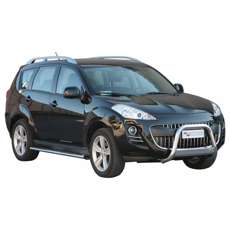 Frontbügel Frontschutzbügel für Peugeot 4007 2008-2012 ø63mm Stahl Silber Schutz