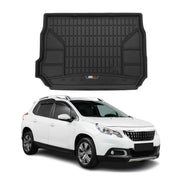 OMAC Gummi Kofferraumwanne für Peugeot 2008 2013-2019 TPE Laderaumwanne Schwarz