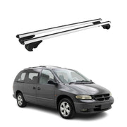 Dachträger Grundträger für Chrysler Voyager 1996-2000 TÜV Aluminium Silber 2tlg