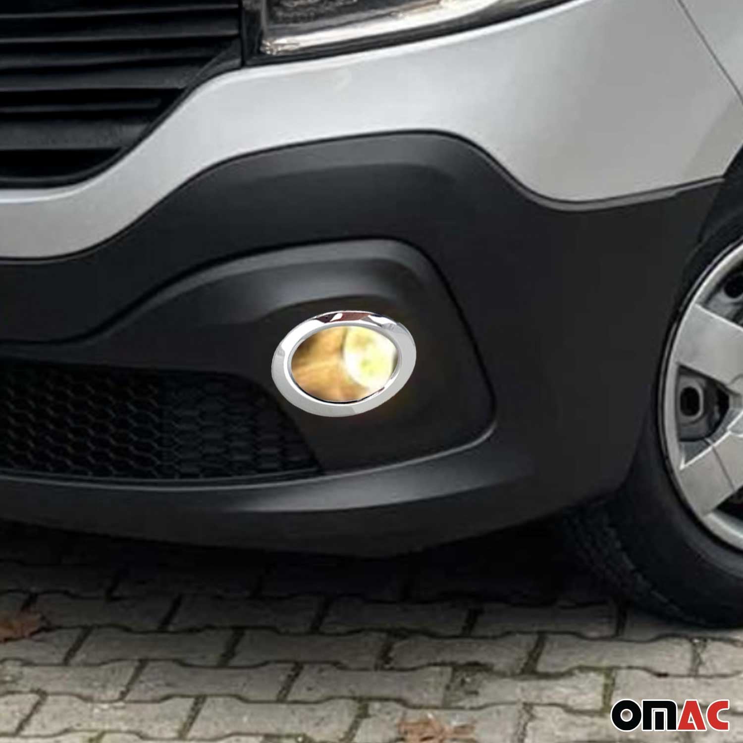 Nebelscheinwerfer Rahmen Chrom für Renault Trafic 2014-2026 Edelstahl 2x