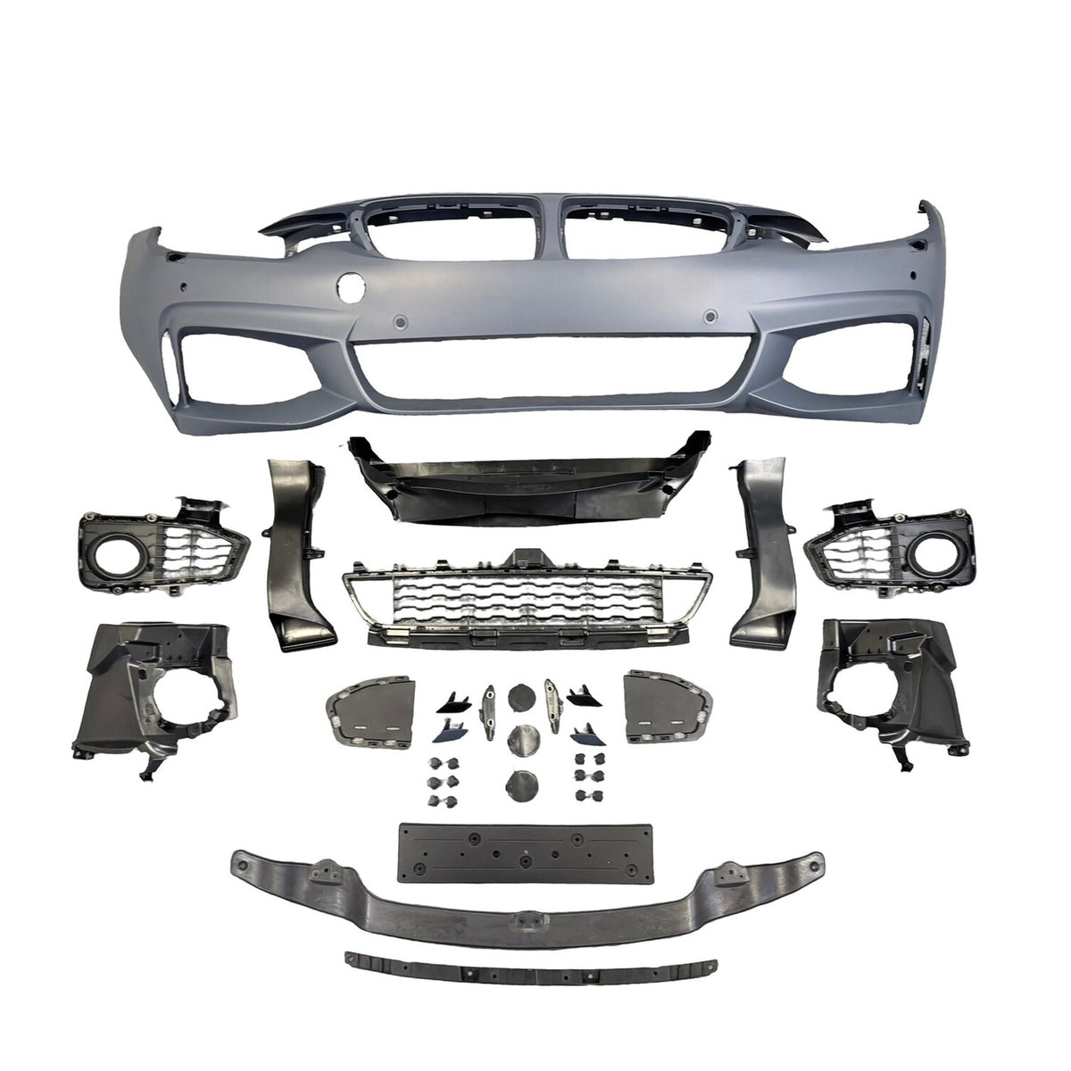 JOM Stoßstangen-Kit für BMW F36 Gran Coupé 2014–17 MT VA/HA (PDC/SRA) Seitenschweller
