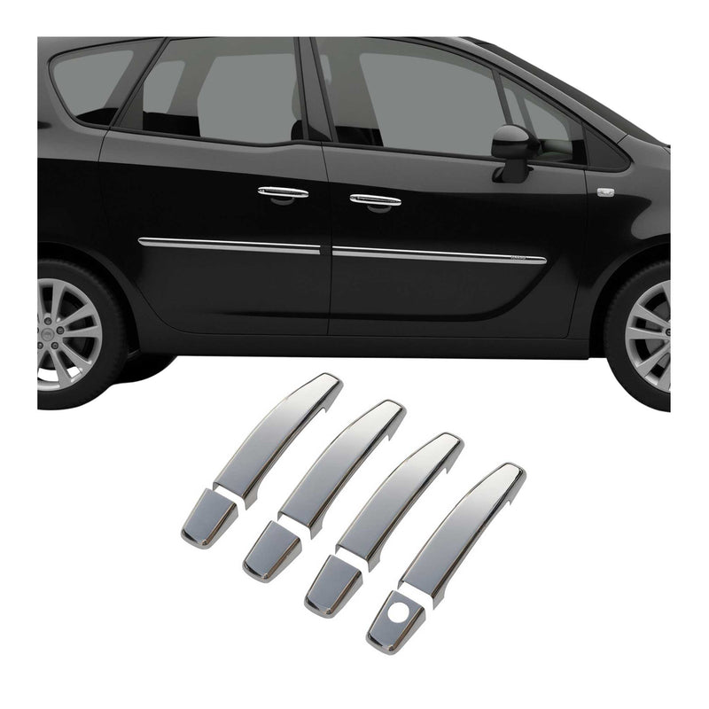 Türgriff Blende Türgriffkappen für Opel Antara 2006-2017 Edelstahl Silber 8tlg