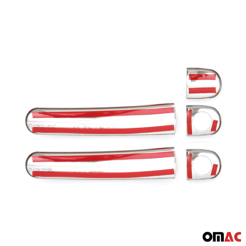 Türgriff Blende Türgriffkappen für Seat Ibiza 2008-2017 2-Tür Edelstahl 5tlg