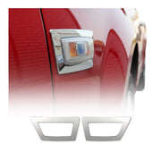 Blinkerrahmen Signalblende Blinker Umrandung für Opel Corsa Edelstahl Chrom 2x
