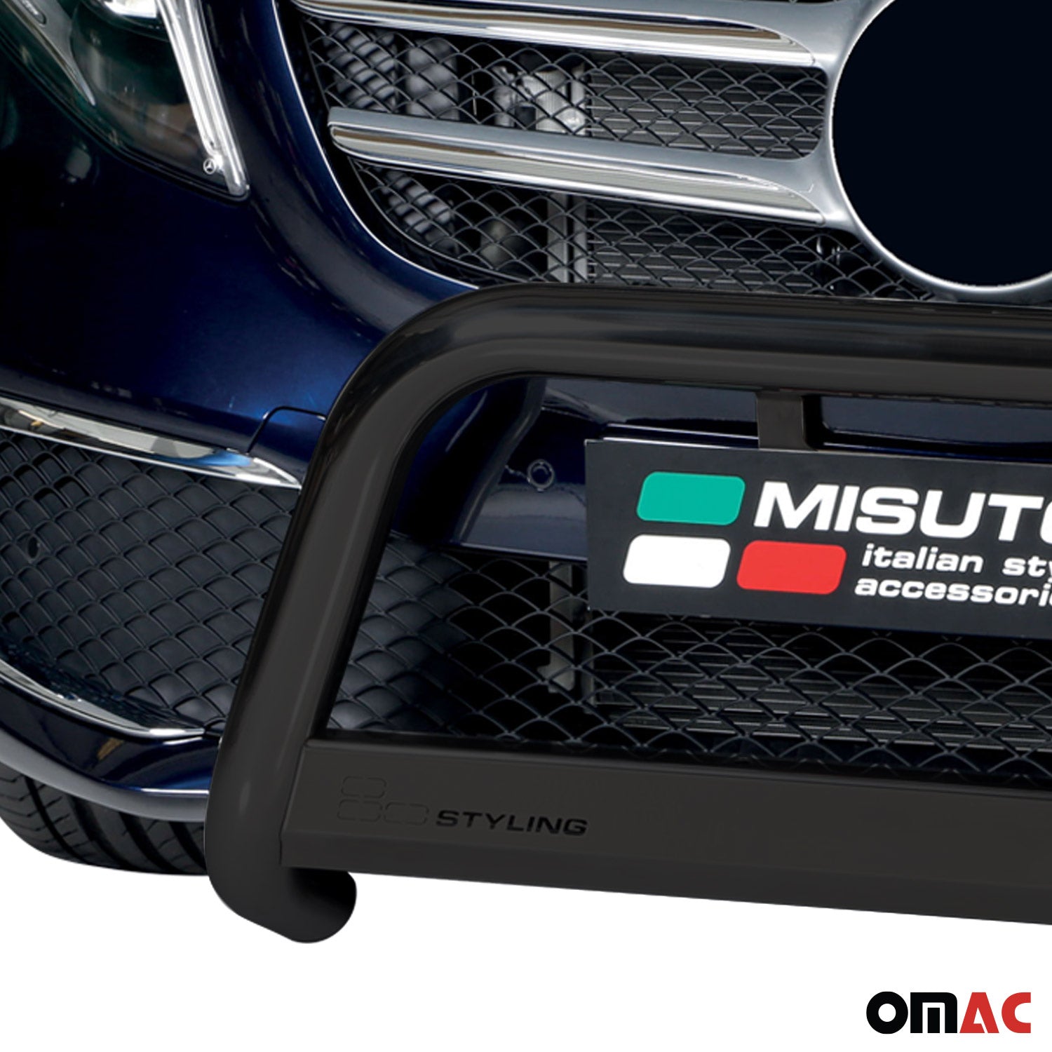Frontbügel Frontschutzbügel für Mercedes Class 2020-2026 FL ø63mm Stahl Schwarz