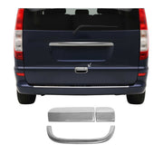Kofferraumöffner Für Mercedes Vito W639 2003-2014 Gebürstet Edelstahl Chrom