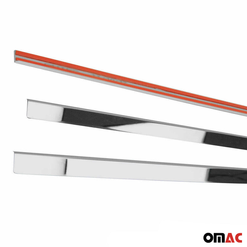 Window strips decorative strips for Toyota Hilux 2005-2015 windows stainless steel chrome 4x